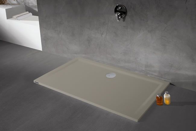 Brodzik mineralny prostokątny 90 x 160 x 3 cm SANPLAST Space Mineral B-M/SPACE 90x160x1,5 z syfonem | 645290059052000