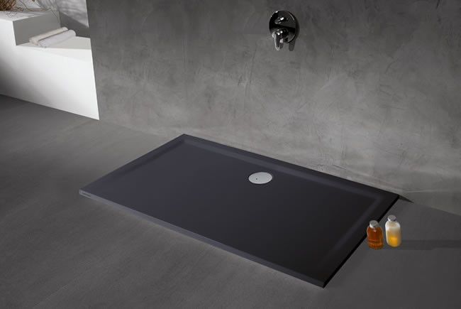 Space Mineral B-M/SPACE 100x120x1,5 brodzik mineralny prostokątny 1200 x 1000 x 30 mm szary