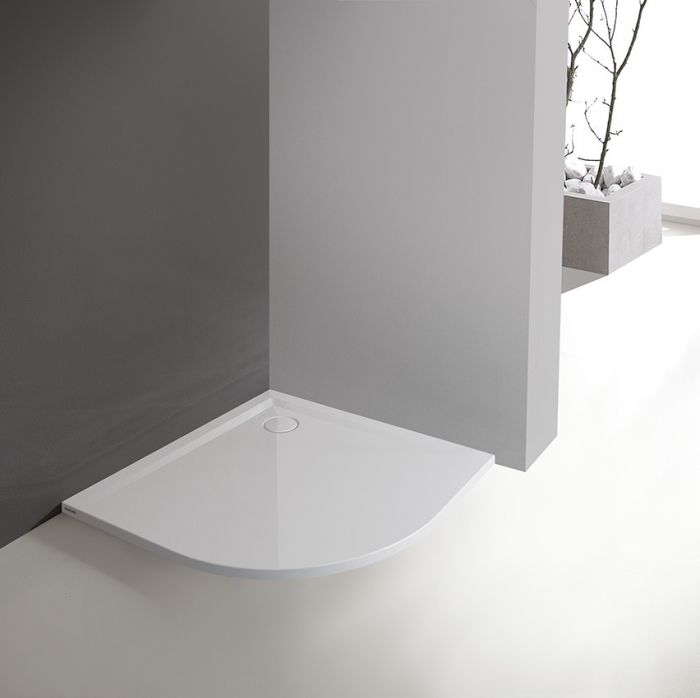 Space Mineral BP-M/SPACE 90x90x1,5 brodzik mineralny półokrągły 900 x 900 x 30 mm szary