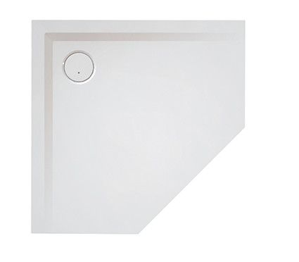 Brodzik akrylowy pięciokątny 90 x 90 x 3 cm SANPLAST Space Mineral BPK-M/SPACE 90x90x1,5 szary łupek | 645290083051000 #2