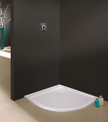 Space Line BP/SPACE 90x90x3 brodzik akrylowy półokrągły 900 x 900 x 30 mm biały EW