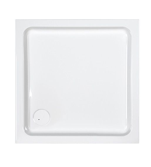 Free Line B/FREE 80x80x5+STB brodzik akrylowy kwadratowy 800 x 800 x 68 mm biały EW stelaż STB 
