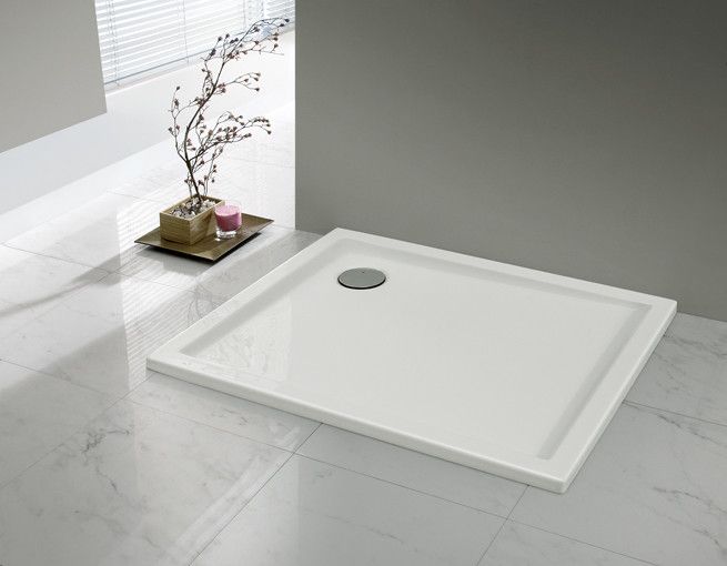Brodzik akrylowy kwadratowy zabudowany 80 x 80 x 3 cm SANPLAST Prestige Bza/PR 80x80x3 | 615070102001000