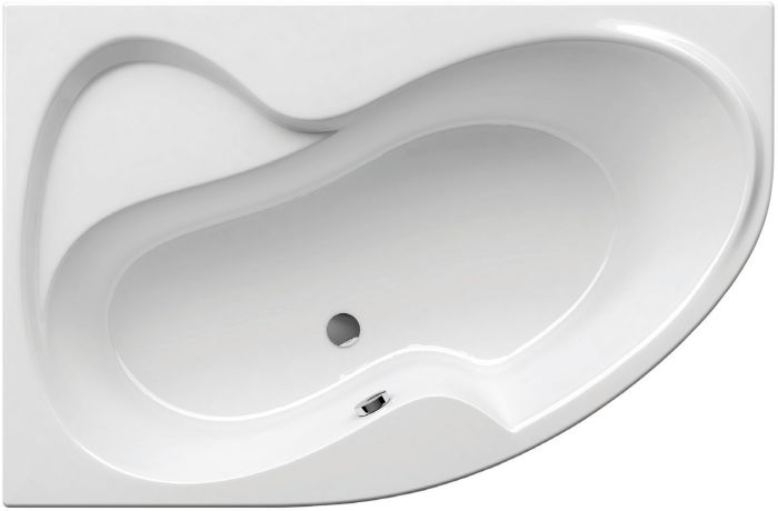 Wanna akrylowa asymetryczny narożna RAVAK Rosa II 1500 1050 mm snowwhite bez zestawu odpływowego  | CJ21000000