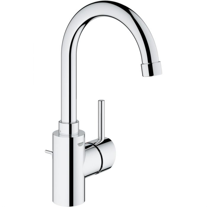 Bateria umywalkowa stojąca GROHE Concetto 1-uchwytowa 1-otworowa mosiężna DN 15 chrom z obrotową wylewką  | 32629002