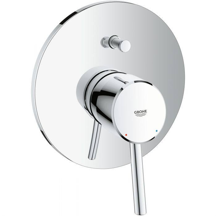 Bateria wannowa podtynkowa ścienna GROHE Concetto 1-uchwytowa chrom | 32214001