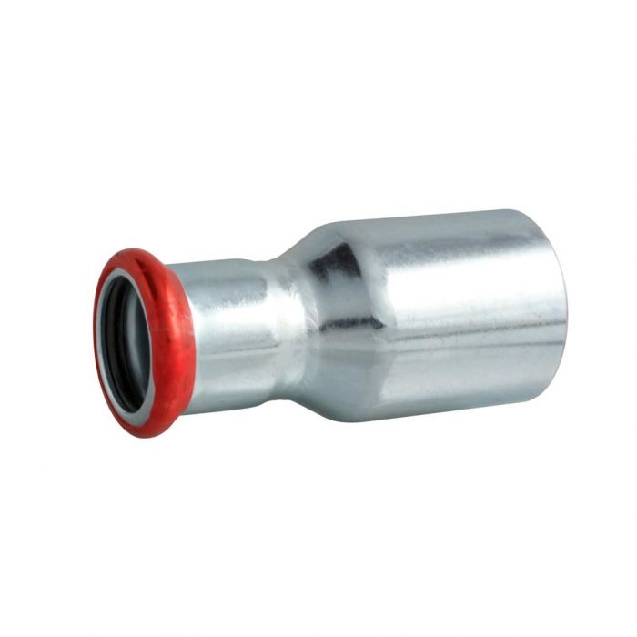Nypel redukcyjny ze stali węglowej 1.0034 ocynkowany zewnętrznie zacisk typ M 22 x 18 mm