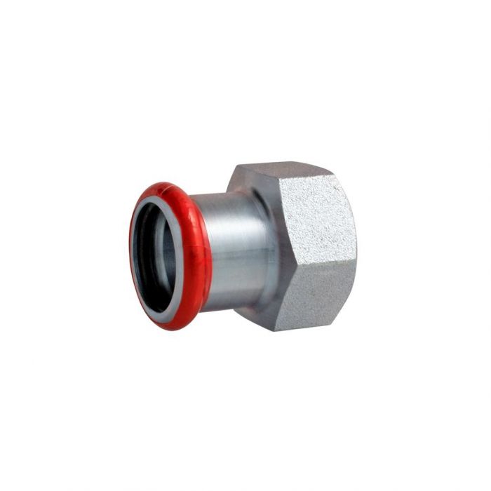 Mufa ze stali węglowej 1.0034 ocynkowana zewnętrznie zacisk typ M 28 mm x 1" GW