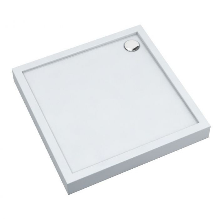 Brodzik akrylowy STABILSOUND kwadratowy 75 x 75 x 12 cm SCHEDPOL COMPETIA NEW | 34686
