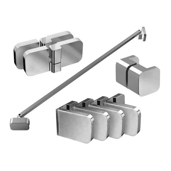 B SET RAVAK Brilliant BSDPS-P strona prawa chrom metalowy | D01000A075