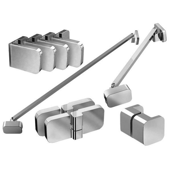 B SET RAVAK Brilliant BSDPS-L strona lewa chrom metalowy | D01000A080
