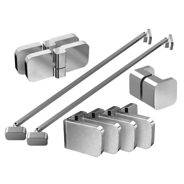 B SET prawy RAVAK Brilliant BSDPS-P chrom metalowy  | D01000A081