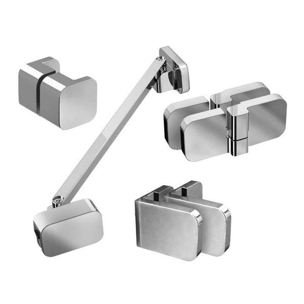 B SET RAVAK Brilliant BSD2-P strona prawa chrom metalowy | D01000A085