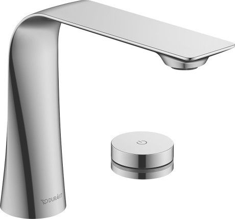 Bateria umywalkowa elektroniczna DURAVIT D.1 2-otworowa chrom | D11100008010
