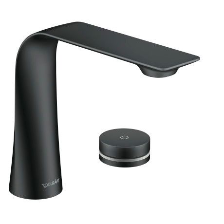 Bateria umywalkowa elektroniczna DURAVIT D.1 2-otworowa black matt | D11100008046