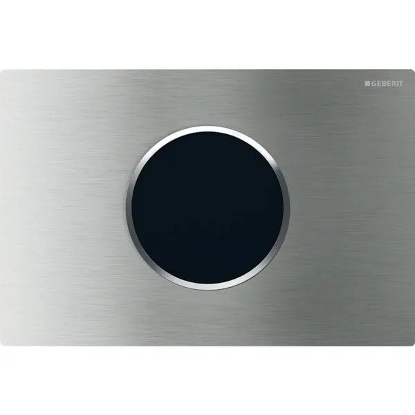 Zestaw uruchamiający GEBERIT IR Sigma10 elektroniczny do WC stal szczotkowana 246 x 164 x 15 mm  | 115907SN6