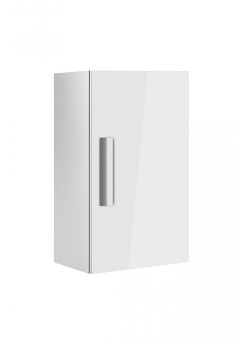 Kolumna łazienkowa podwieszana 345 x 250 x 600 mm biała połysk 1 drzwi , 1 półka z regulacją wysokości ROCA DEBBA | A856838806