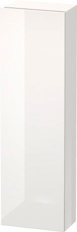 Szafka stojąca, wysoka 400 x 240 x 1400 mm biała wysoki połysk DURAVIT DuraStyle | DS1218R2222