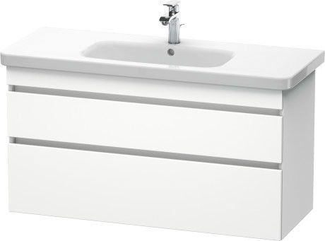 DuraStyle szafka podumywalkowa wisząca 2 szuflady 1130 x 448 x 610 mm biała mat