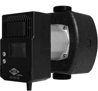 Pompa obiegowa c.o. z korpusem żeliwnym, z przyłączem gwintowanym HELWITA WITA Delta HE 100 - 25 180 mm - GZ 1 1/2" 230 V 10 bar | 015560