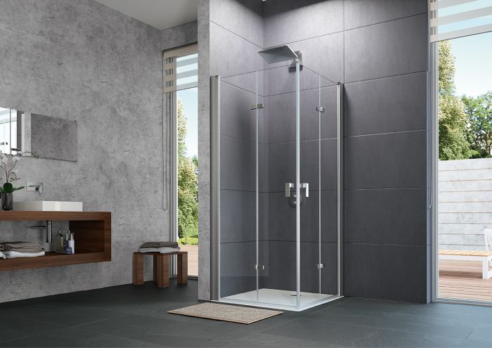 Drzwi HUPPE Design pure strona prawa 1000 x 1900 mm białe szkło hartowane Privatima | 8P0905055373