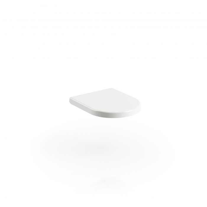 Chrome Uni 02A deska WC wolnoopadająca twarde tworzywo sztuczne system SoftClose 354 x 427 mm biała 