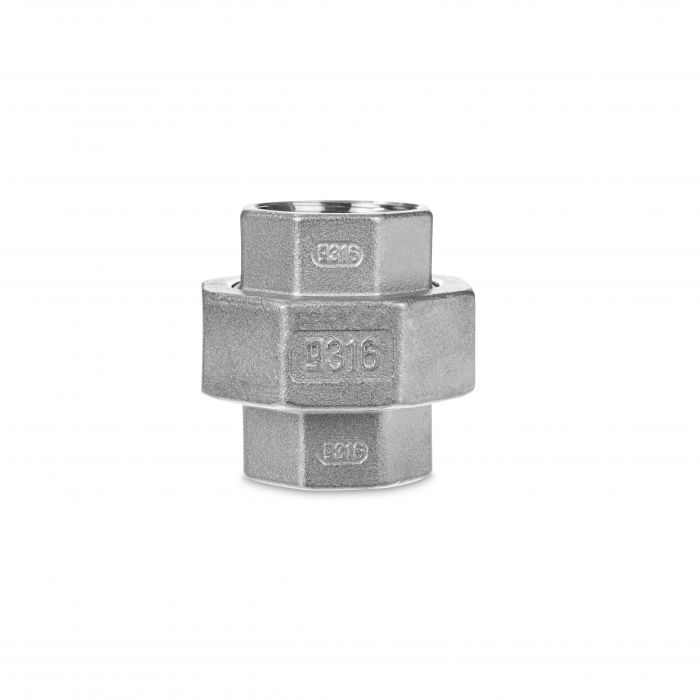 Dwuzłączka gwintowany nakrętna stal nierdzewna 316 GW 3/4"