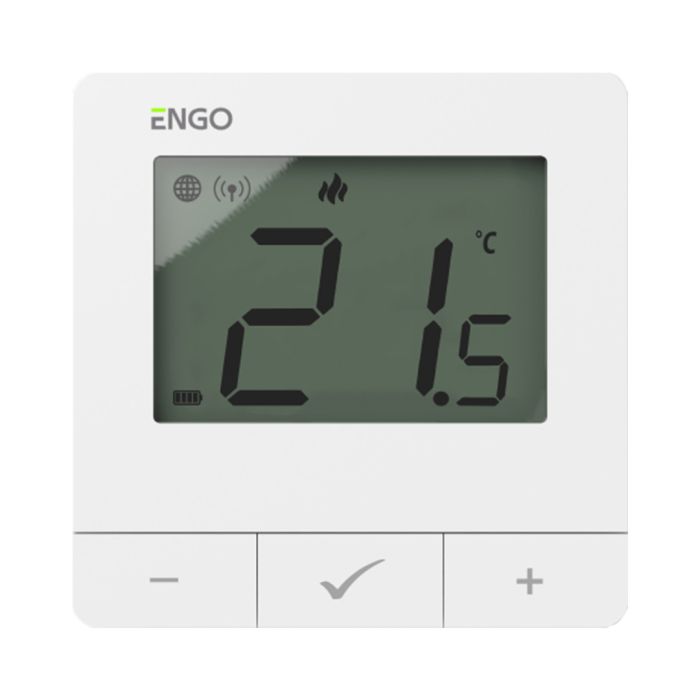Regulator temperatury bateryjny, ZigBee, natynkowy  ENGO E25-BATW   | 932342950