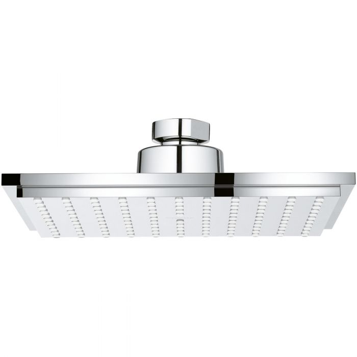 Euphoria Cube 150 Prysznic górny jednostrumieniowy, EcoJoy 1 strumień Rain, nadaje się do podgrzewaczy przepływowych 152 x 152 mm chrom