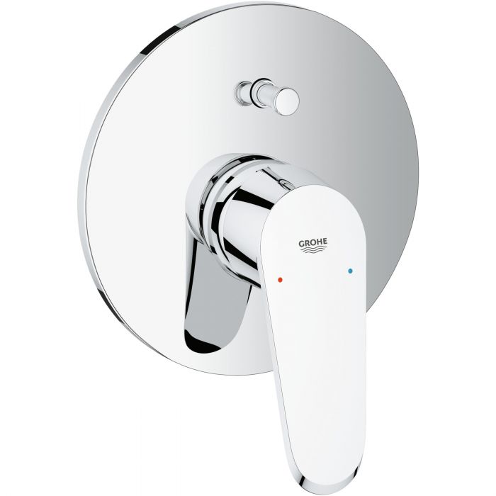 Element natynkowy do montażu gotowego z GROHE Rapido E 35501000 GROHE Eurodisc Cosmopolitan 1-uchwytowa do baterii wannowej podtynkowej chrom | 19548002