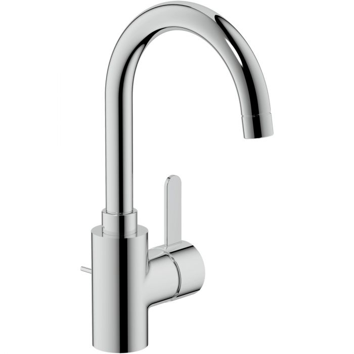 Bateria umywalkowa sztorcowa GROHE Eurosmart Cosmopolitan 1-uchwytowa 1-otworowa mosiężna DN 15 chrom z obrotową wylewką | 32830001