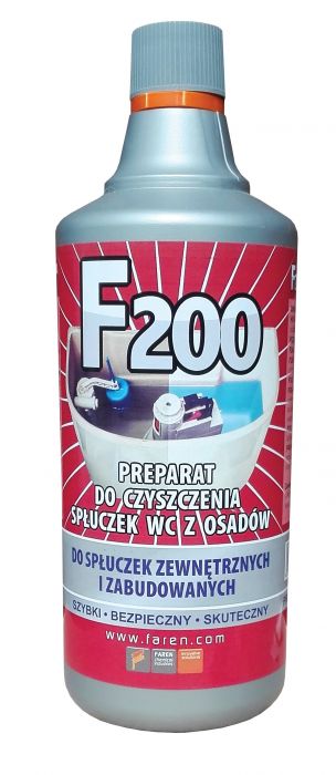 Preparat czyszczący z osadów F200 do spłuczek WC 1 l