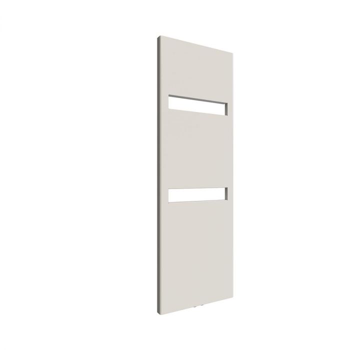 Grzejnik pionowy pojedynczy Figil B AFI B 122/50 1220 x 510 x 80 mm 545 W przyłącze dolne środkowe 21 06 ciemny grafit mat