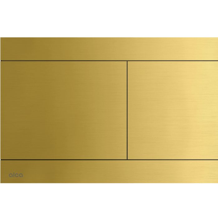 Przycisk sterujący ALCA do systemów podtynkowych stal nierdzewna mosiądz 247 x 165 x 5 mm | FUNBRASS