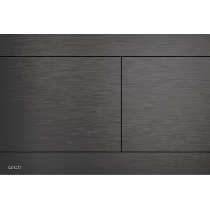 Przycisk sterujący ALCA do systemów podtynkowych stal nierdzewna z powłoką PVD gun metal mat szczotkowany 247 x 165 x 5 mm | FUNGMB