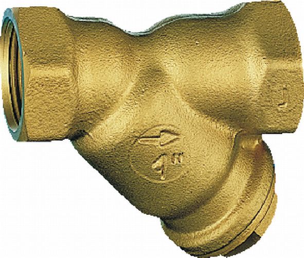 Filtr wodny skośny z podwójnym sitem z wielkością siatki 0,35 mm Braukmann FY30 1/2" GW