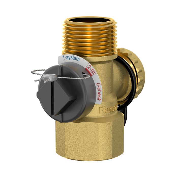 Zawór łączący naczynie wzbiorcze z układem centralnego ogrzewania FlexControl 3/4" M 10 bar