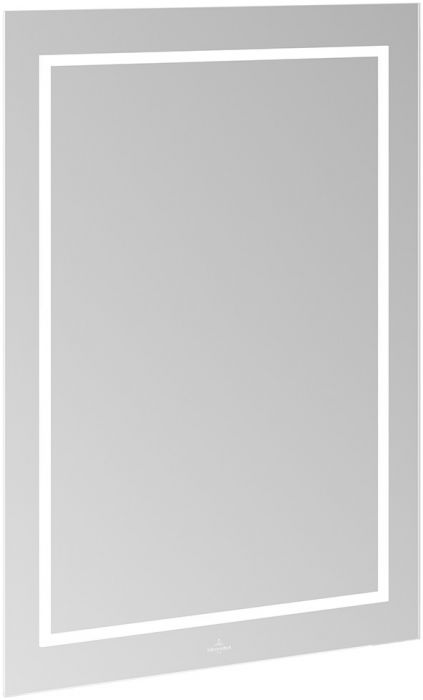 Finion lustro ścienne prostokątny  z oświetleniem 750 x 45 x 600 mm zawiera: elementy mocujące