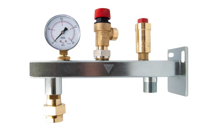 Grupa bezpieczeństwa c.o. ze szybkozłączem Vario Term VARIOPROTECT 3 bar  | GBCO3B