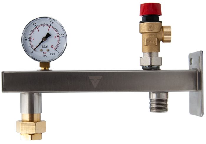 Grupa bezpieczeństwa c.w.u. ze szybkozłączem Vario Term VarioProtect 6 bar  | GBCWU6B