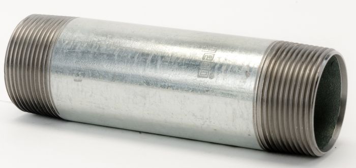 Króciec gwintowany dwustronnie stalowy ocynk GZ 1" x 60 mm