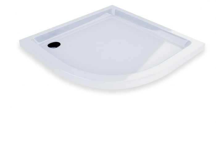 Brodzik akrylowy półokrągły LA RAVAK Kaskada Basic Ronda Basic 80 /1080 /10160 /10cm biały | GPX2240129