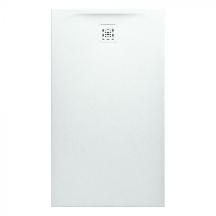 Brodzik kompozytowy Marbond prostokątny 140 x 80 x 4.2 cm ROCA LAUFEN PRO odpływ na krótkim boku w zestawie osłona odpływu | H2129560770001