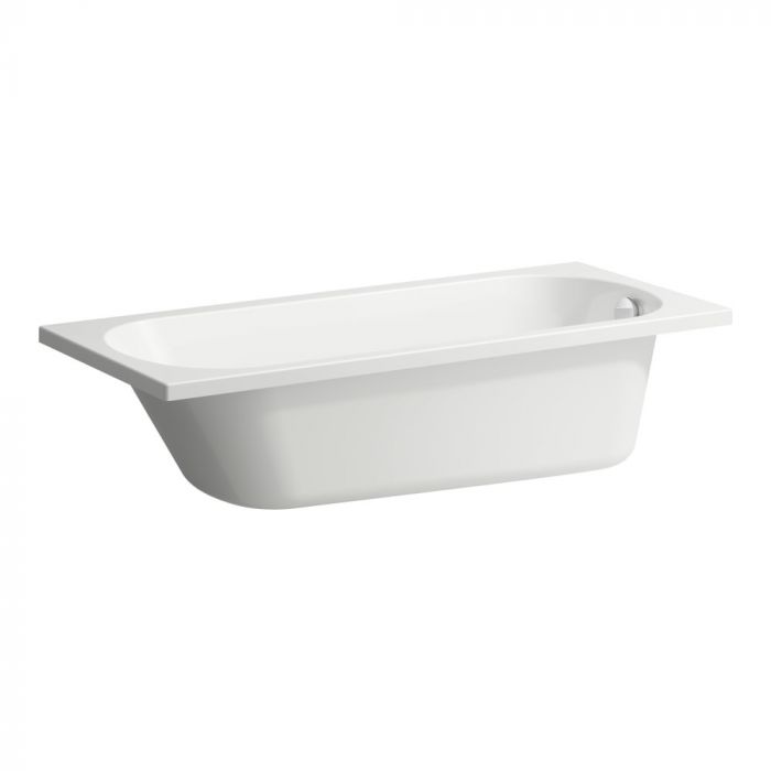 Wanna akrylowa pojedyncze oparcie ROCA LUA 1600 700 x 420 mm biała  | H2300800000001