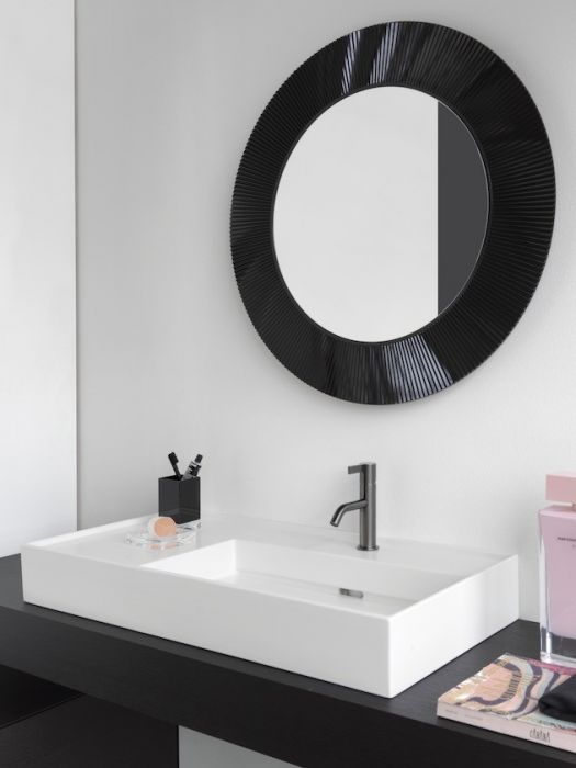 Lustro 780 x 780 mm czarne ROCA KARTELL BY LAUFEN | H3863310910001