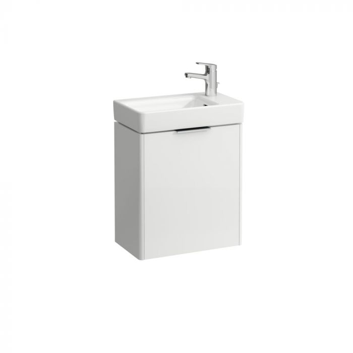 Szafka podumywalkowa do kompletacji z umywalką PRO S (H815955) wisząca 470 x 267 x 531 mm biała z drzwiami, zawiasy z lewej strony ROCA BASE | H4021011102611