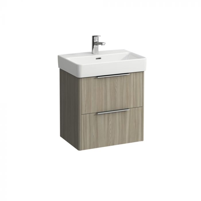 Szafka podumywalkowa wisząca 530 x 520 x 360 mm jasny wiąz 2 szuflady ROCA BASE PRO-S | H4021521102621