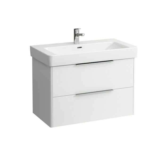 Szafka podumywalkowa do kompletacji z umywalką PRO S (H813965) wisząca 810 x 440 x 530 mm biała połysk 2 szuflady ROCA BASE | H4023921102611
