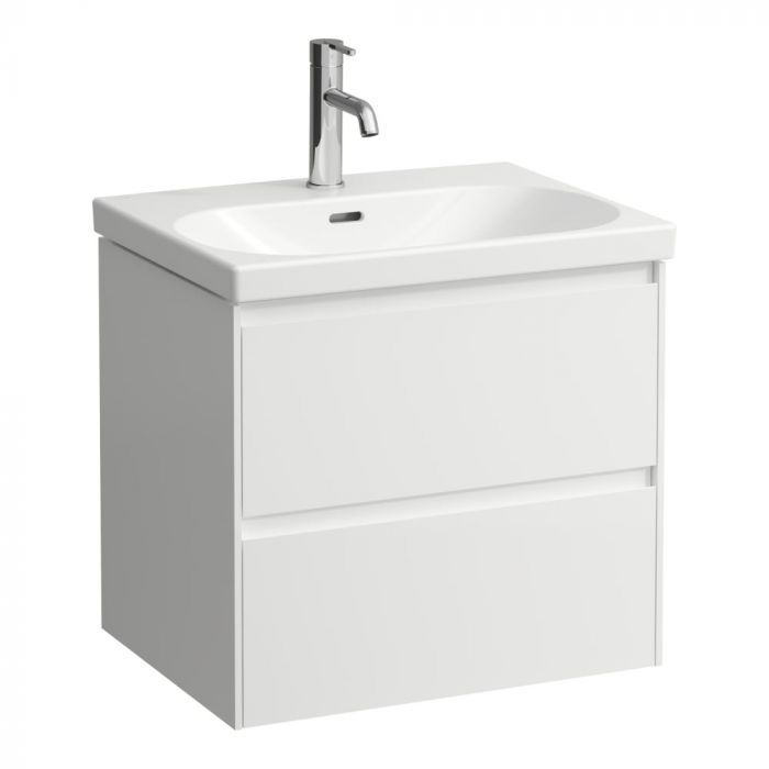 Szafka podumywalkowa pasuje do umywalek H810083, H817433, H810333 wisząca 585 x 450 x 515 mm biała matowa 2 szuflady ROCA LANI | H4035321122601