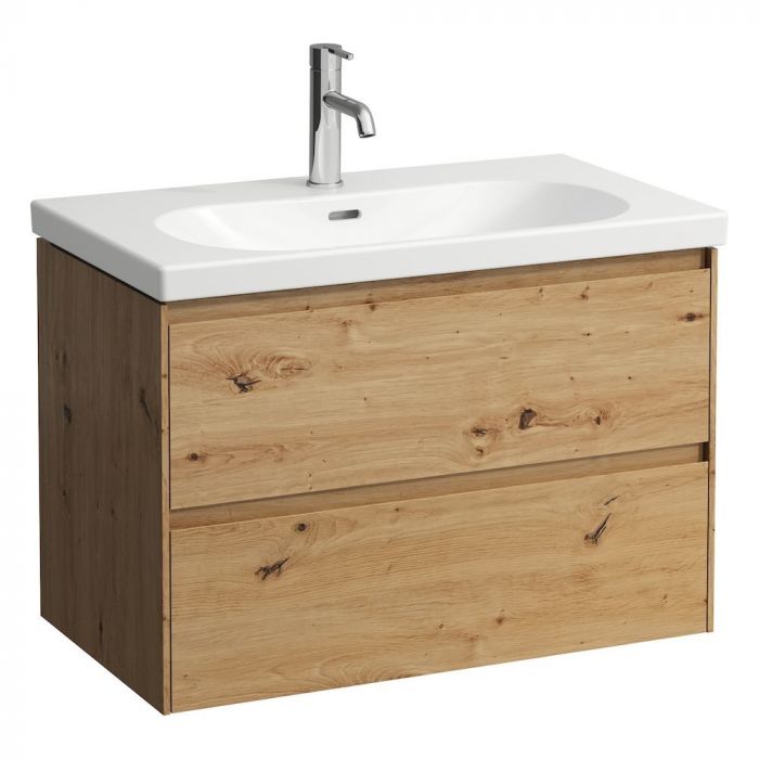 Szafka podumywalkowa pasuje do umywalki H810087 wisząca 785 x 450 x 515 mm biała połysk 2 szuflady ROCA LANI | H4035521122611